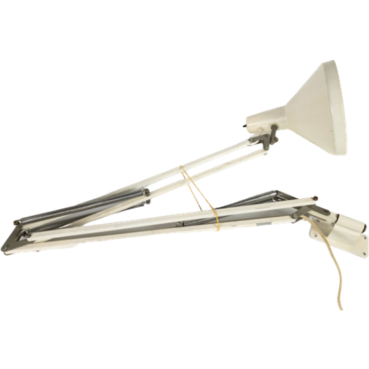 Hala Zeist - Architectenlamp - Wandlamp - Busquet - Gebroken Wit - 60'S 1