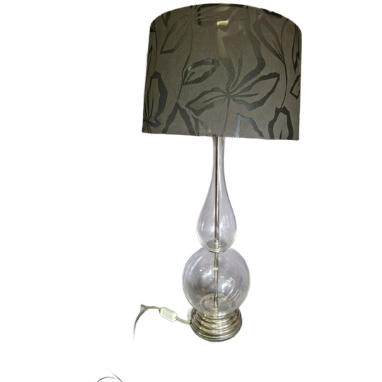 Vintage Glazen Tafellamp 80 Cm 1