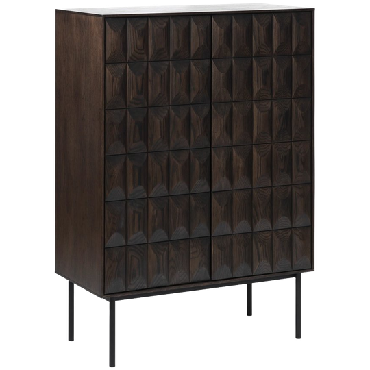 Coos Wandkast - 90 X 45 Cm - Bruin 1