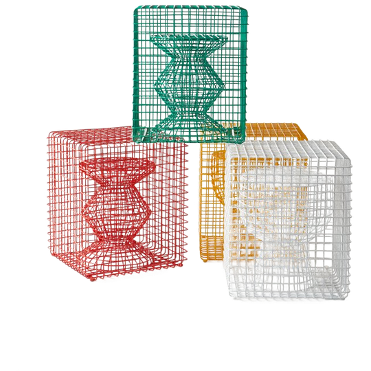 Polspotten | Wire Zig Zag Kruk 1