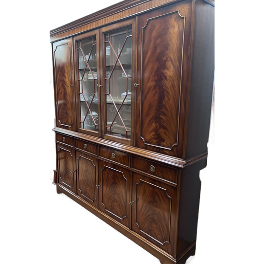 Meer Foto's Volgen: Heldense 2 Delige Buffetkast/ Vitrinekast / Boekenkast 180 Cm Breed 1