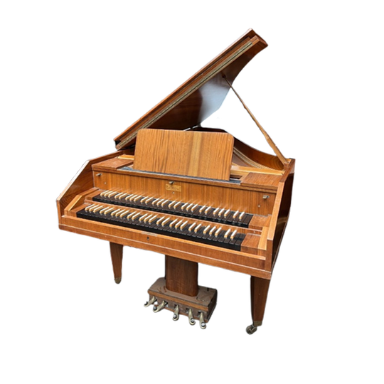 Musikhaus Kurt Sperrhake. Klavecimbel Met Dubbel Klavier. 1