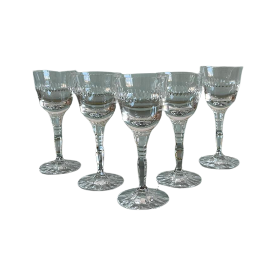 5x Borrelglazen Kristal Villeroy & Boch Nieuw Ongebruikt 1