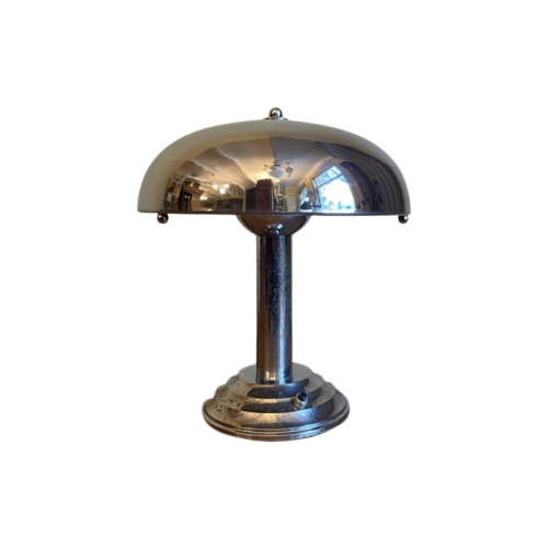 Bureaulamp Tafellamp Model Champignon Lamp Art Deco 1930 Frans