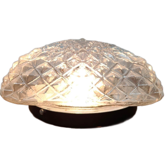 Vintage Plafonniere Retro Mid Century Glazen Plafondlamp 404 1