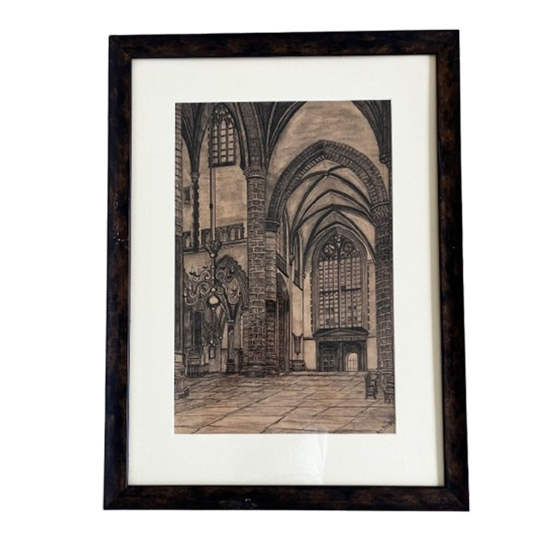 Gravure Kerk Van J De Burger 1