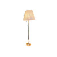 Vintage Messing Vloerlamp Met Onyx Voet