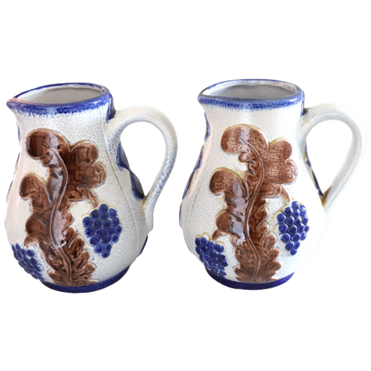 2 -set Vintage Vaasje/schenkkan Van Knodgen West-germany, Jaren 80 1