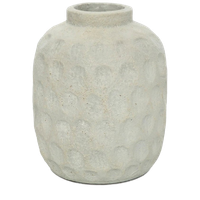 Bazar Bizar | De Trendy Vaas - Beton - L