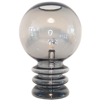 Vintage Bulb Moon Glazen Tafellamp Van Glashutte Limburg