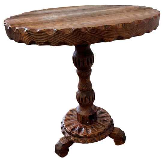 Vintage Houten Bijzettafel / Plantentafel / Etagere 1