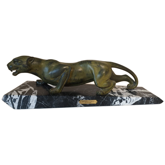 Art Deco Beeld Panter 1