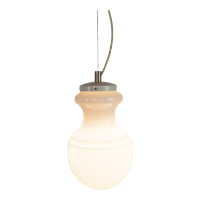 Murano - Italie - Kegellamp - Opaline - Hanglamp - Mid Century - 70'S