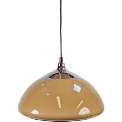 Vintage Dijkstra Dome Hanglamp Space Age Lamp Kunststof '70