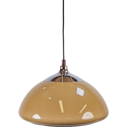 Vintage Dijkstra Dome Hanglamp Space Age Lamp Kunststof '70