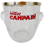 Vintage Ijsemmer Glas Chroom Campari 1960’s thumbnail 1