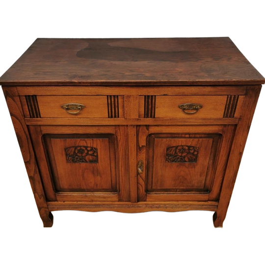 Vintage Frans Dressoir Commode Ladekast Badkamermeubel 1