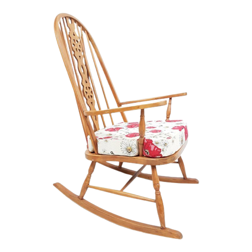Vintage Windsor Schommelstoel | Rocking Chair