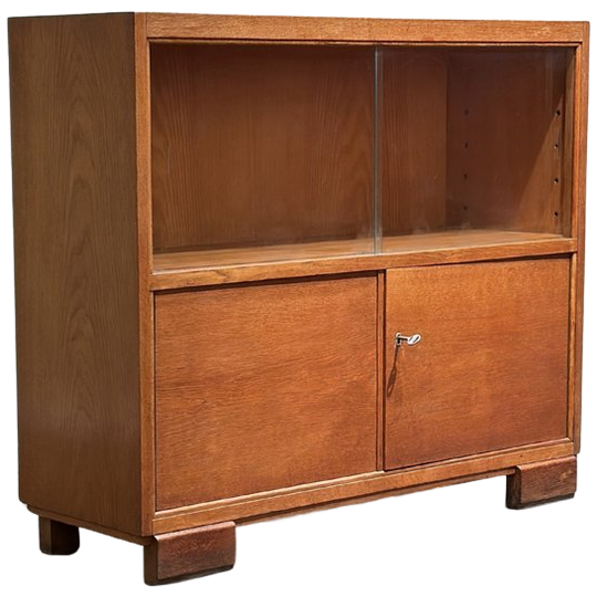 Antiek Art Deco Vitrine Kast Wandkast 1