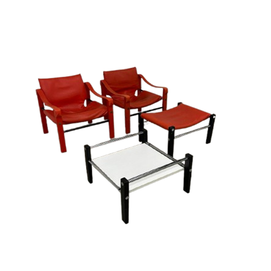 Vintage Arkana Safari Chairs / Set 1