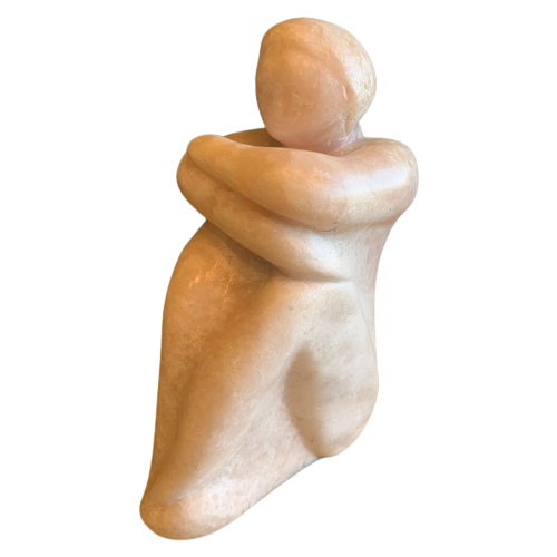 Sculptuur Zittende Vrouw