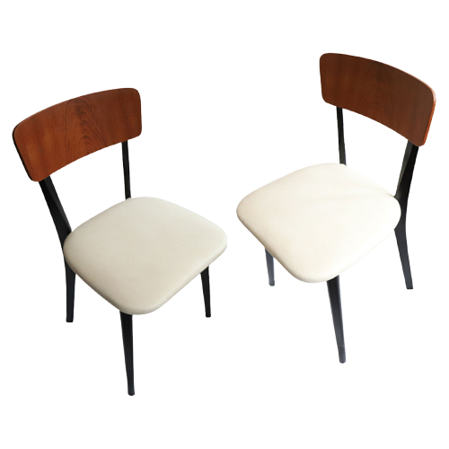 Set Vintage Deens Design Eetkamerstoelen, Jaren '60