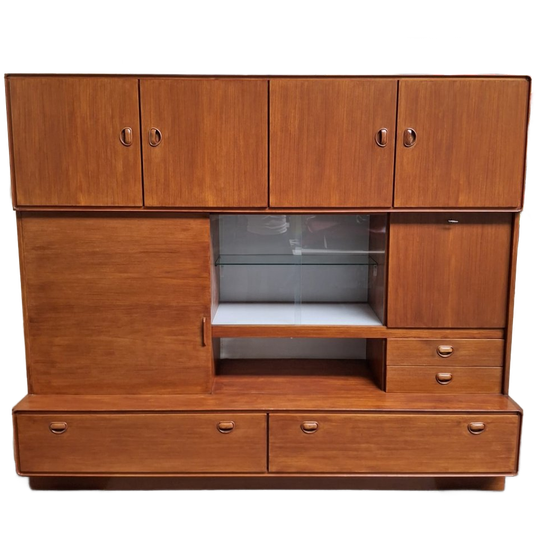 Vintage Fristho Franeker Dressoir / Wandkast / Kast 1