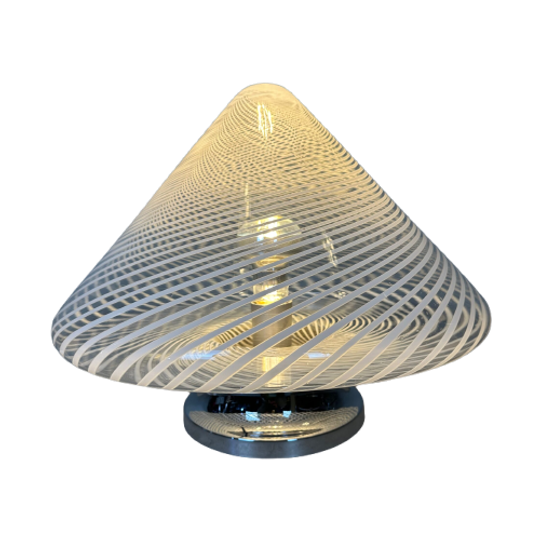 Vintage Murano Swirl Tafellamp – Itre 1