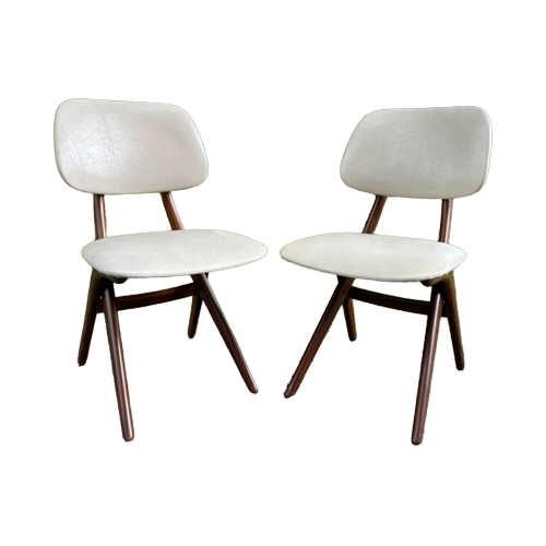 Setje Midcentury Scissor Chairs