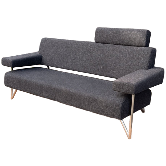 Havee Cloak Stone | 2,5-zits Design Bank | Antraciet Wol 1