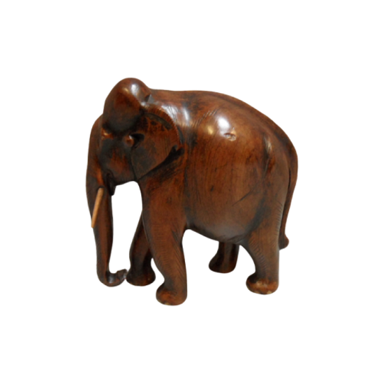 Vintage Houten Olifant 1