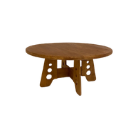 Vintage Oak Coffee Table By Gilbert Marklund For Furusnickarn Ab