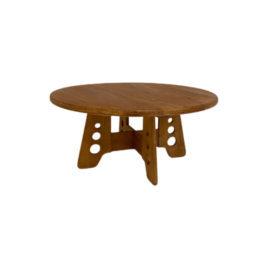 Vintage Oak Coffee Table By Gilbert Marklund For Furusnickarn Ab 1