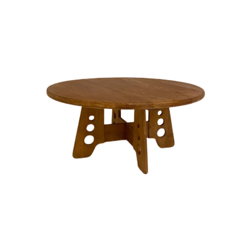 Vintage Oak Coffee Table By Gilbert Marklund For Furusnickarn Ab