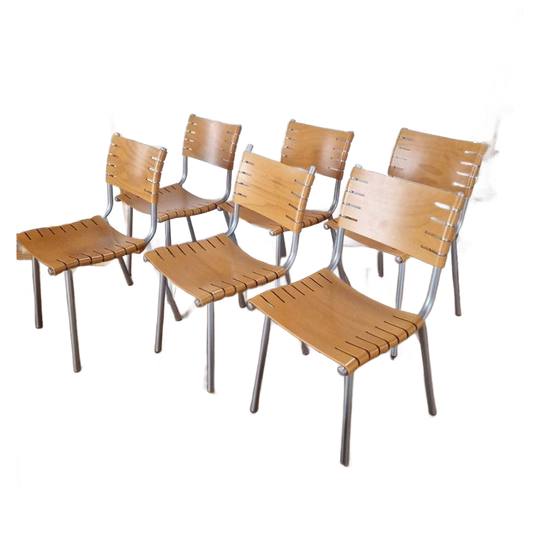 Ruud Jan Kokke 6 X Stoelen Harvink Design Vintage 1