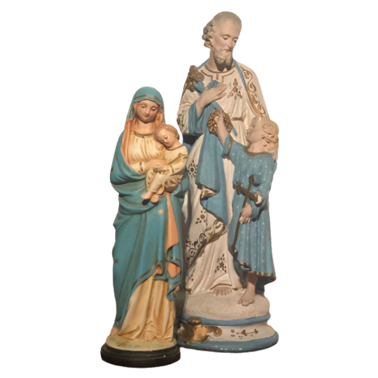 Jozef Met Jezus Beeld 1