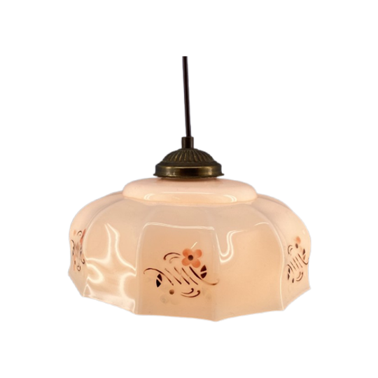 Art Deco Roze Hanglamp 1