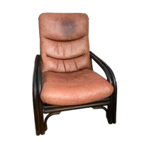 Vintage Manou Rotan Fauteuil