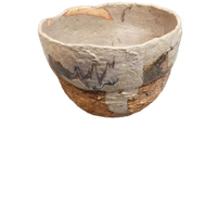 Grote Handgemaakt Keramische Wabi Sabi Schaal / Pot