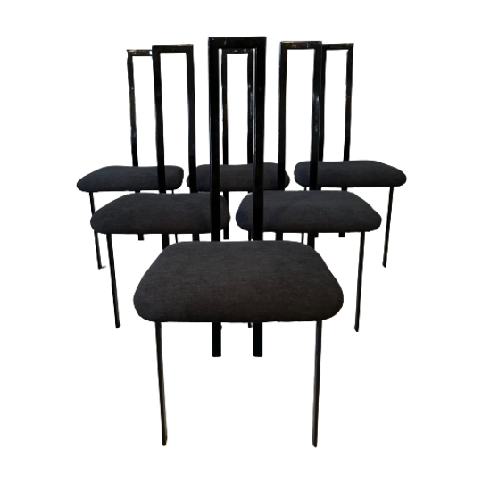 6 X Cattelan Italy Eetkamerstoelen 1