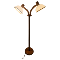 Vintage Grenen Design Vloer Lamp Mushroom