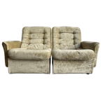 Vintage Seventies Tweezit / Canapé / Zetel thumbnail 1