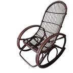 Rotan Vintage Schommelstoel thumbnail 1