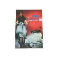 Vintage Reclame Poster Lambretta Special 150 Eind Jaren 60 Spanje