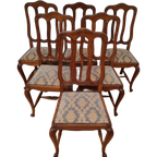 Vintage Landelijke Stoelen Eettafelstoelen Eetkamerstoelen A thumbnail 1