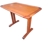 Vintage Kaart Tafel Uit De Jaren 60 Afm. 110x40cm En 80cm Ho thumbnail 1