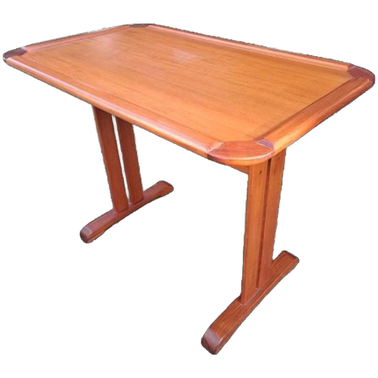 Vintage Kaart Tafel Uit De Jaren 60 Afm. 110x40cm En 80cm Ho 1
