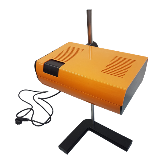 French Orange Desk Lamp Samp - Jean Rene Talopp & Samp Design Department - Manade 1