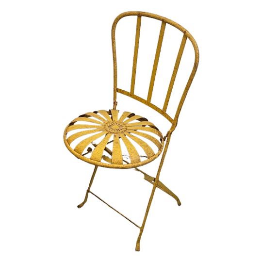 Francois Carre Garden Chair - ‘sunburst’ - Commissioned By Le Corbusier - Only One Left! 1