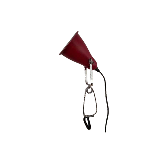 Set Van 3 Vintage Ikea Cliplights Rood Metaal Typ K9601, Jaren '90 1